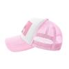 Beaching Not Teaching Breathable Mesh Baseball Cap Adjustable Lightweight Trucker Hat Pink view 3