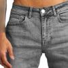 SWJGLITTR Mens Slim Fit Leggings Jeans Tapered Leg Denim Pants Skinny High Waisted for Men Jean Pants (Grey,36) view 2