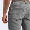 SWJGLITTR Mens Slim Fit Leggings Jeans Tapered Leg Denim Pants Skinny High Waisted for Men Jean Pants (Grey,36) view 4