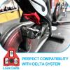 BUCKLOS Look Delta, SPD Spin Bike Bicycle Pedals - Compatible with Peloton & Shimano SPD and Comfortable Extra Wide Bike Seat Cushion for Women Men view 3