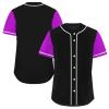 Men's Baseball Jersey Inspired Classic Full Button Down Quick Dry Softball Team Jerseys Breathable Women's Athletic Shirt view 3