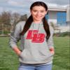 Venley NCAA Officially Licensed Apparel EB Pioneers Apparel California State University Icon Unisex SSCSUEB01 Hoodie Cal09H Gray XX-Large view 3