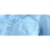 Abolai Baby Boys' 4 Pcs Suit Dress Clothes Infant Tuxedo Sets Shirt Collar Top+Strap Pants+Beret+Bow Tie 0-24M Style2 Blue 18-24M view 4
