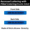 12 Pack Miaozhun .300 Blackout Magazine Marking Bands 300 BLK Magazine Caliber Identification (Blue-Black) view 2