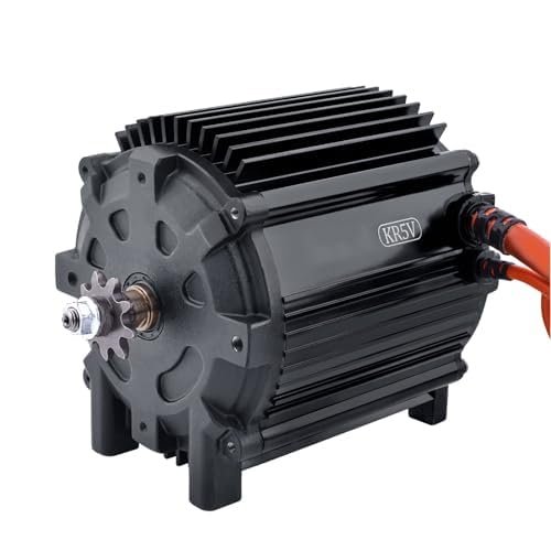 Electric Brushless DC Motor 72V 5000W Electric Scooter Motor Peak 6800rpm Electric Motor for Go Kart Razor Upgrade Kit Motorcycle and More