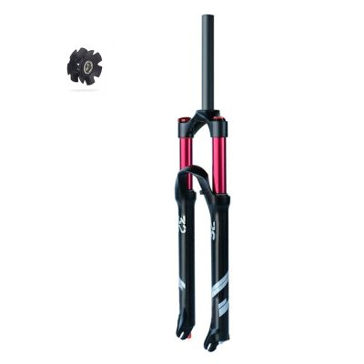 ZECHAO Lightweight Alloy Mountain Bike Suspension Forks,26 27.5 29in Shoulder Control 1-1/8" Air Suspension Fork (Color : 140mm Travel, Size : 29inch)