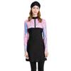 IMEKIS Muslim Swimsuits for Women: Modest Swimwear Islamic Long Sleeve Burkini Swimsuit Full Cover Hijab Swimming Suits Cap Pants Rash Guard 3 Piece Swim Sets Muslim Bathing Suits Pink Medium view 1