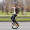 JAYGOVAN 24 Inch Wheel Unicycle Wheel Outdoor Unicycle with Adjustable Seat Exercise Bicycle Unicycle Maximum Weight 80KG/176LBS Outdoor Sports Fun Bike for Office Workers Cycling Enthusiasts (Black) view 3