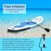 Altsuceser [13 29"6" Inflatable Paddle Board, Inflatable Stand Up Paddle Boards with Premium SUP- Board Accessories Kit, PVC Paddleboard Wide Stable Design Blue view 4