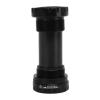 Lybunair Aluminium Alloy Bike Bottom Bracket, Threaded Screw in Type Bike Bottom Accessory for Mountain Bike, Black view 1