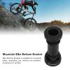 Lybunair Aluminium Alloy Bike Bottom Bracket, Threaded Screw in Type Bike Bottom Accessory for Mountain Bike, Black view 3