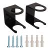Gavigain 2 Piece Baseball Bat Wall Stand Acrylic Display Stand Home Wall Display Stand for Single and Ball Stand Suitable for Home Stadium Office (Black) view 1