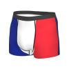 WURTON French flag Print Men's Boxer Briefs Comfortable Bamboo Viscose Underwear Trunks Underwear Black, Large view 2