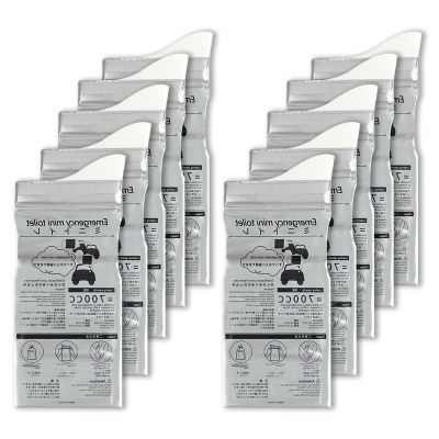 ACAGALA 12 Pack Disposable Urine Bags Portable 700ML Travel Pee Bags for Outdoor Travel Emergency Camping Urinal Bag for Men Women