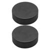 VOSAREA 2pcs Ice Hockey Pucks Mini Hockey Pucks Ice Hockey Race Use Puck for Practicing and Classic Training for Kids Adults Fun Entertainment Equipment view 1
