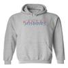 CornBorn Kansas Jayhawks Hoodie - University of Kansas Hoodie - KU Apparel Men - Overlapping Thin Text - Gray - 4X view 1