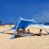 Sun Shade Shelter - Beach Vacation Sun Shade, Beach Tent Sun Shelter Sun Sail Shades | Outdoor Uv Resistant Patio Canopy Beach Vacation, Canopy Pop Up Sunshade for trips, Fishing, Backyard Fun or Picn view 2