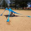 Sun Shade Shelter - Beach Vacation Sun Shade, Beach Tent Sun Shelter Sun Sail Shades | Outdoor Uv Resistant Patio Canopy Beach Vacation, Canopy Pop Up Sunshade for trips, Fishing, Backyard Fun or Picn view 4
