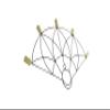ImpulsPoland Mandala Fire Fans Set of 2 - Kevlar Aramid, 5 Wicks, 2-Inch Kevlar for Performances, Festivals, Practice, Flow, Spinning, Belly Dance (Medium) view 2
