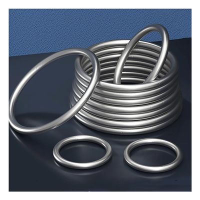Heavy Duty Round Rings M6-M16 Smooth 304 Stainless Steel Solid O Ring for Rigging Marine Boat Hammock Yoga Hanging Ring (Size : M6x100(1pcs))