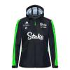 CMC Motorsports Stake F1 Kick Sauber 2024 Women's Team Rain Jacket (US, Alpha, Medium, Regular, Regular, Black) view 1