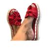 SACFOF Womens Espadrilles Slip on Wedge Sandals Casual Slides Bow Tie Platform Open Toe Summer Dressy Mules Shoes view 1