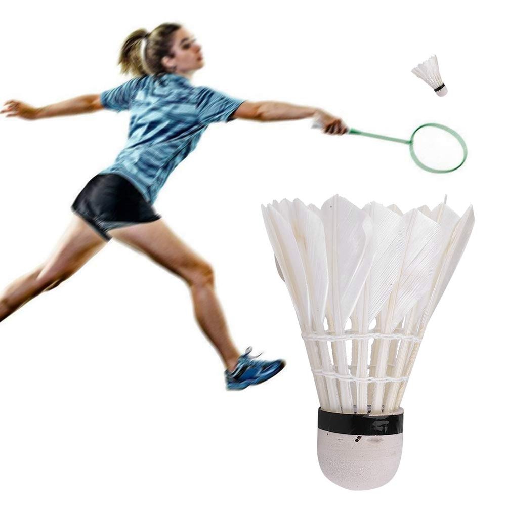 Alomejor Badminton Shuttlecock Badminton Shuttlecock Ball, Badminton BallsRacquets