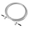 Alomejor Aluminium Alloy Handle Cable Rope Adjustable Skipping Rope, Speed RopeJump Ropes (Silver) view 2