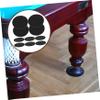 Homoyoyo 10pcs Adjustable Billiards Table Foot Pad Eva Lifting Mat for Leveling and Stability Durable Furniture Leg Protectors for Home and Office Use view 2