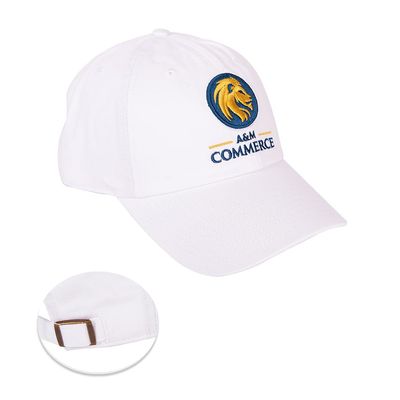 Desert Cactus Texas A&M University Commerce Baseball Hat TAMUC Lions Brimmed Embroidered Hats Cap Adjustable Cloth Strap Adult (Style B)