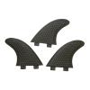 DNRJEWTA Surfboard Fins Board Fins Double Tabs S/M/L Three Fins SUP Fiberglass Honeycomb S/M/L Size Gray Color Surfboard Fin Thruster Surfing Accessories view 1