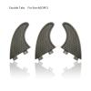 DNRJEWTA Surfboard Fins Board Fins Double Tabs S/M/L Three Fins SUP Fiberglass Honeycomb S/M/L Size Gray Color Surfboard Fin Thruster Surfing Accessories view 4