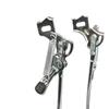 B Baosity Bike Drop Stand Bicycle Kickstand Repair Center Kickstand Vintage Style Parking Rack Bike Cruiser for Road Bike Mountain Bike, Height 32.5cm, Silver view 2