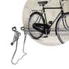 B Baosity Bike Drop Stand Bicycle Kickstand Repair Center Kickstand Vintage Style Parking Rack Bike Cruiser for Road Bike Mountain Bike, Height 32.5cm, Silver view 4