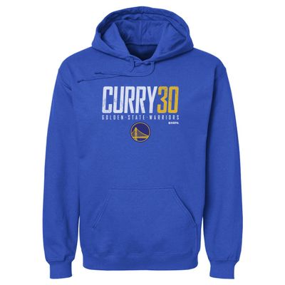 500 LEVEL Steph Curry Golden State Warriors Men's Hoodie Sweatshirt - Steph Curry Golden State Warriors Elite WHT (Royal Blue, Small)