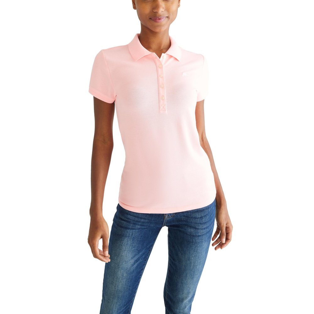 Aero Solid A87 Polo, Pink Sunset Neon, M