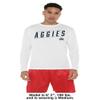 Utah State University Collegiate Sleek Men's Sport Active Long Sleeve Shirt, White, X-Large view 3