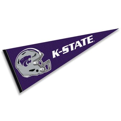 Kansas State Wildcats Football Helmet Pennant Flag