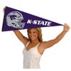 Kansas State Wildcats Football Helmet Pennant Flag view 4