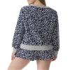 Splendid | 2Pc Crewneck Shorty Set | Animal Ditsy view 4