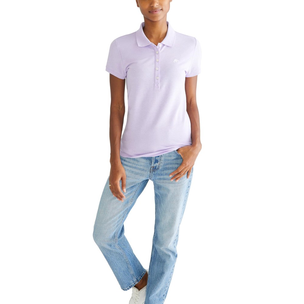 Aero Solid A87 Polo, Lavendar Escape Neon, M