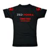 Zed Honra - Women's Model 1" Rash Guard - Compression Shirt for Jujitsu, BJJ, No Gi, MMA Training | Short Sleeve | XX-Large Black view 3