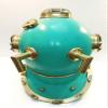 JAMSIBLE INDIA 18"" Diving Divers Helmet US Navy Mark V Deep Sea Antique Scuba Vintage Antique Scuba Sea Diver Vintage Marine Divers Helmet Solid Steel & Brass Scuba Diving Helmet view 3