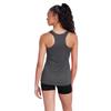 College of Charleston Curved Name Collegiate Women's Sport Active Racerback Tank Top, Charcoal, Large view 3