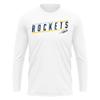 The University of Toledo Collegiate Sleek Men's Sport Active Long Sleeve Shirt, White, X-Large view 1