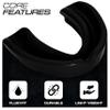 BFS IMPEX Mouth Guard Sports for Adults Best for Teeth,MMA Mouth Guard with Case for Boxing,Karate,Rugby,Football MouthGuard (Black) view 3