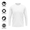 Minnesota State University Mankato Collegiate Sleek Men's Sport Active Long Sleeve Shirt, White, Small view 4