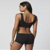 florence by mills Womens Seamless Pointelle Boy Short Panties Black X-Large view 4