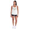 Baylor University Collegiate Curved Name Women's Sport Active Racerback Tank Top, White, X-Large view 2