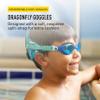 FINIS DragonFly Kids Swim Goggles - Ages 3-6, Adjustable Floating Strap, UV Protection, Anti-Fog - Shark Camo view 2